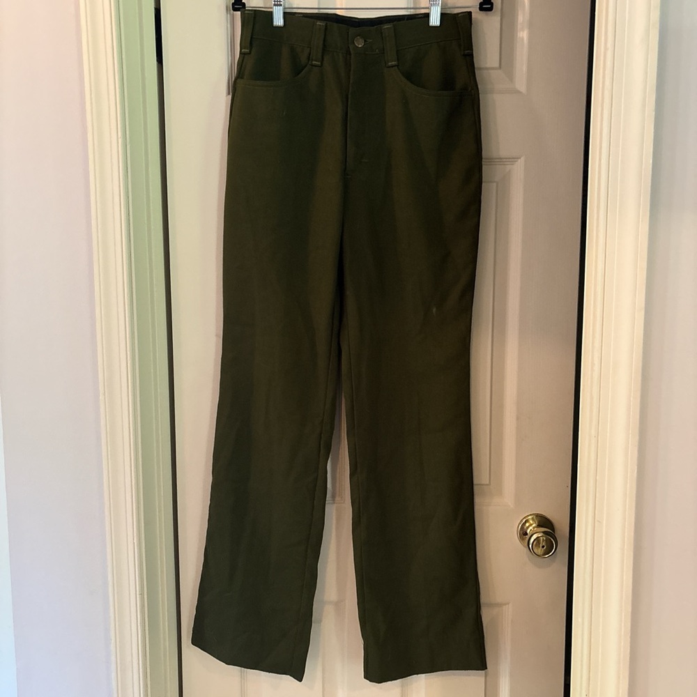 Classic Olive Chinos for Men